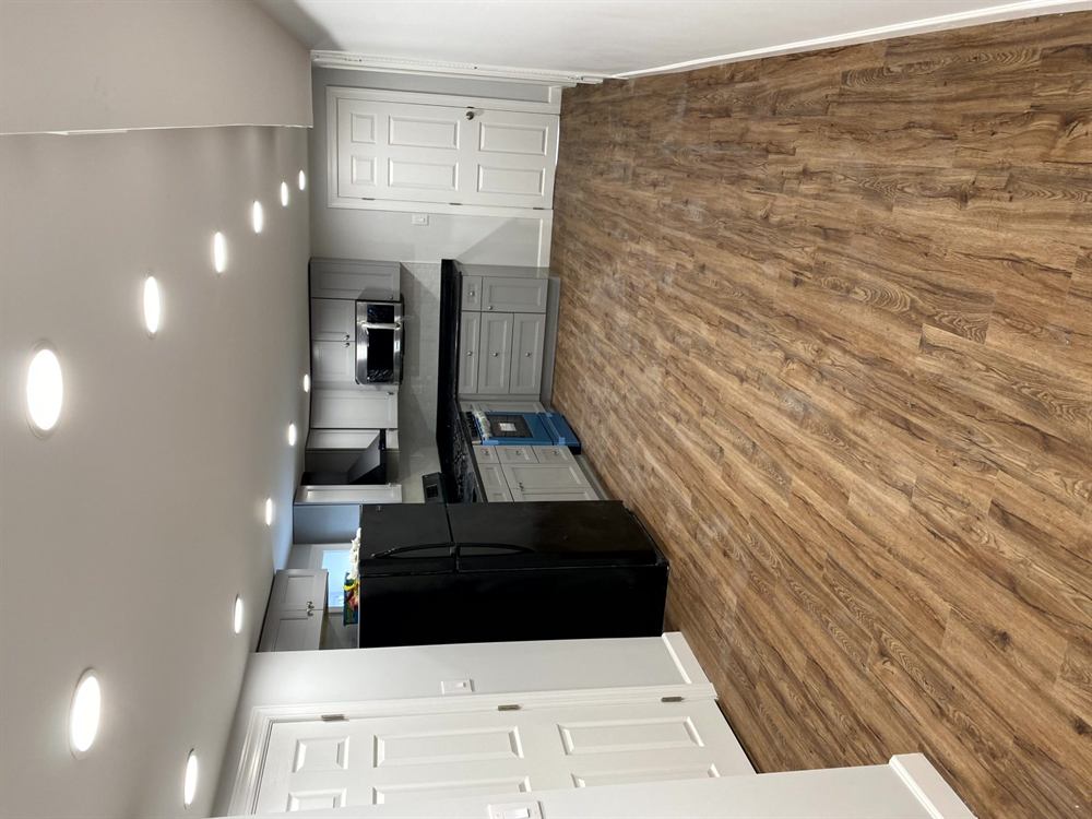 inefficient kitchen layout with poor work triangle design